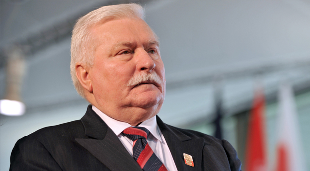 Sr. Lech Walesa Líder sindical del movimiento de trabajadores Solidaridad