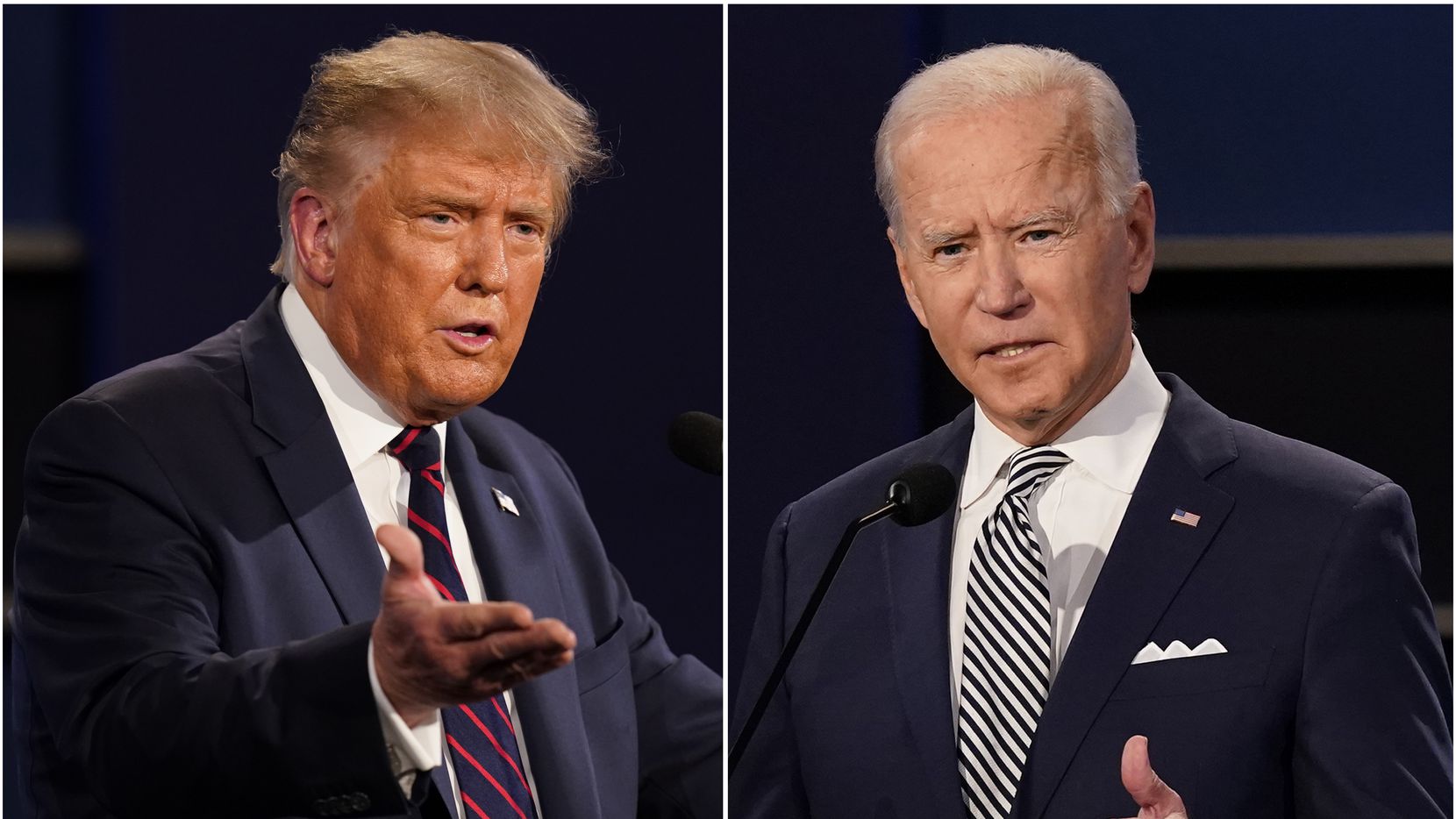 Biden pasará la noche de las elecciones en Delaware y Trump en Washington