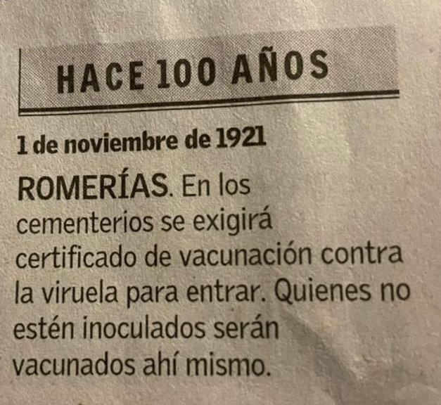 Hace 100 Años