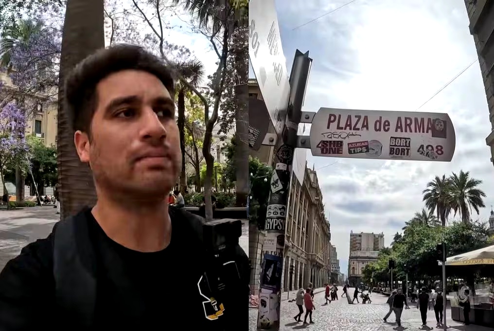 “DE NOCHE APARECE EL TRÁFICO DE DROGAS Y EL TEMA DE LA PROSTITUCIÓN”: TURISTA ARGENTINO ENTREGÓ SU HONESTA OPINIÓN SOBRE PLAZA DE ARMAS DE SANTIAGO “DE NOCHE APARECE EL TRÁFICO DE DROGAS Y EL TEMA DE LA PROSTITUCIÓN”: TURISTA ARGENTINO ENTREGÓ SU HONESTA OPINIÓN SOBRE PLAZA DE ARMAS DE SANTIAGO