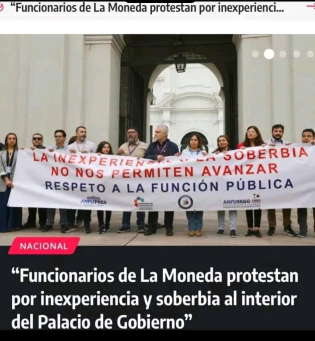 Protestas en la Moneda